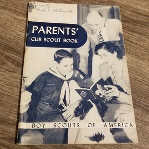 Vintage Parents cub scout Book 1951